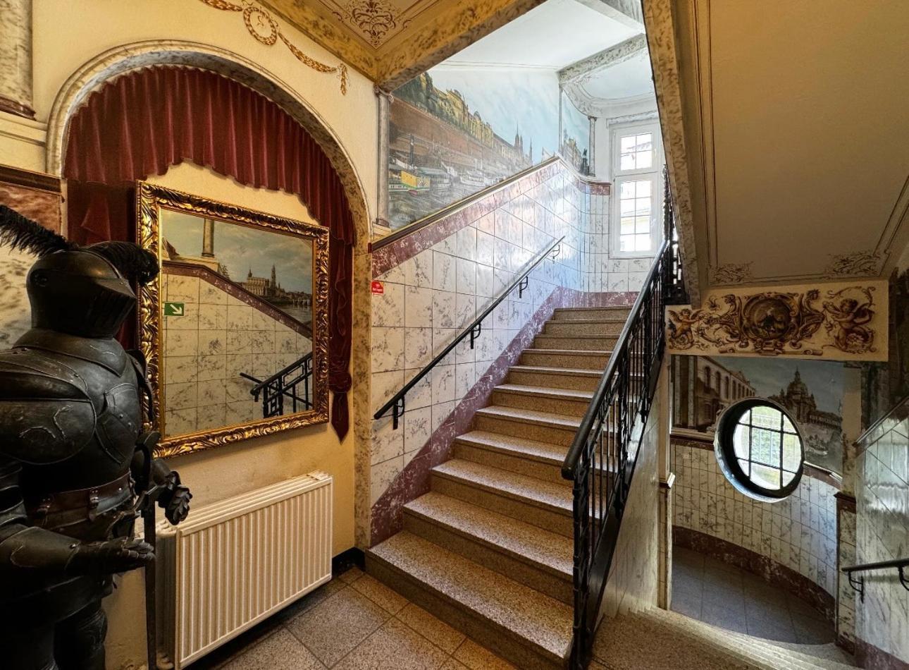 Hotel Zu Den Linden Дрезден Экстерьер фото